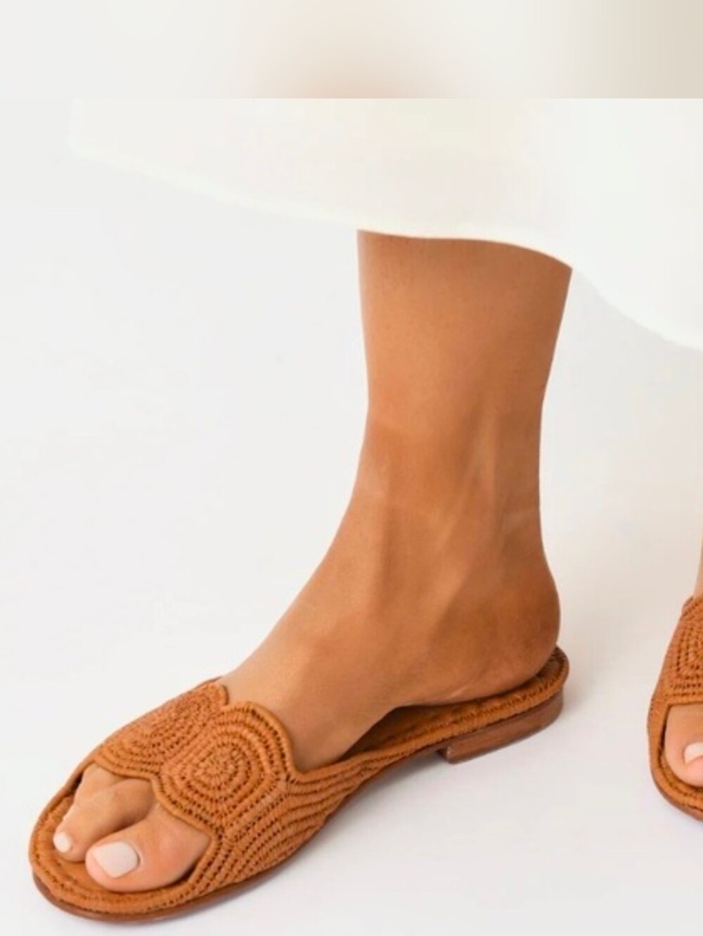 Carrie Forbes Naima‎ Raffia Brownish Orangel Sandals Sz 39 - worn once
